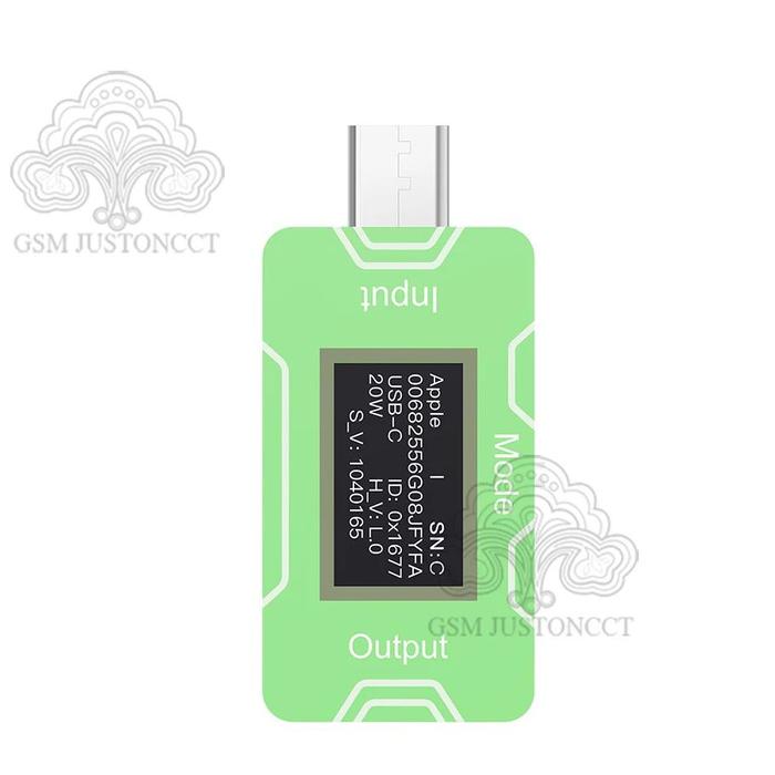 JCID CT02 PD Charger Detector Accurate Identification of Genuine and Imitation/HD Screen Real Time M