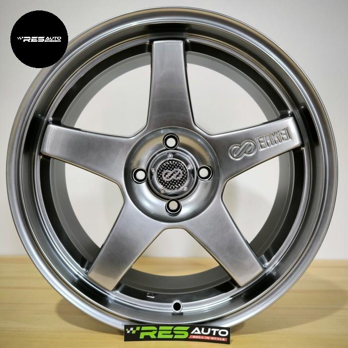 Enkei EV5 R17x7 PCD4x100 ET40 Original (Velg Jazz,Yaris,Raize,Fiesta)