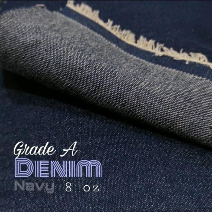 KAIN DENIM BAGUS ECERAN METERAN