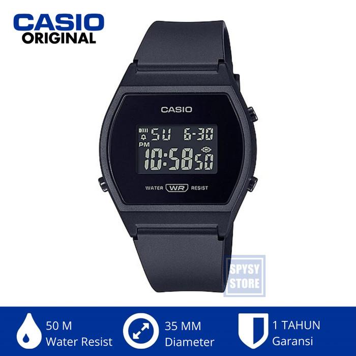 JAM TANGAN DIGITAL PRIA WANITA CASIO LW-204-1B LW204 ORIGINAL UNISEX