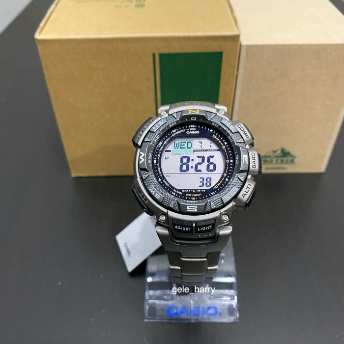 CASIO PROTREK PRG 240T-7DR ALL TITANIUM, TRIPLE SENSOR