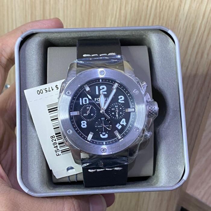 FS4928 BLACK DIAL LEATHER STRAP 45MM ORIGINAL