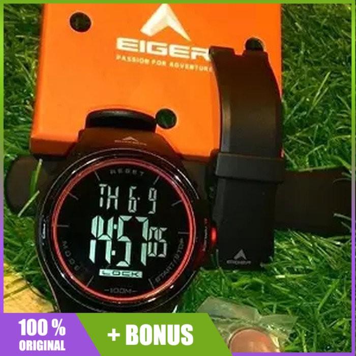 JAM TANGAN EIGER TOUCHSCREEN ANTI AIR BLACK HITAM IYW0082 ORIGINAL 13