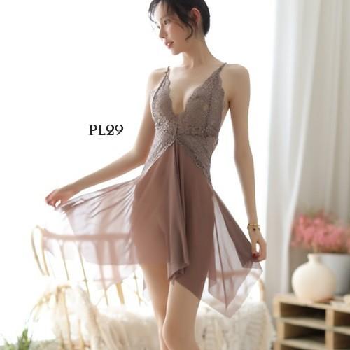 GAUN TIDUR SEKSI BAJU TIDUR WANITA DEWASA LINGERIE SEXY NUDE PL29
