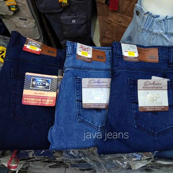 CELANA JEANS PRIA JCC BIRU STANDAR BIRU , JCC "original" HAPPY SHOPPING DAN TERIMAKASIH .