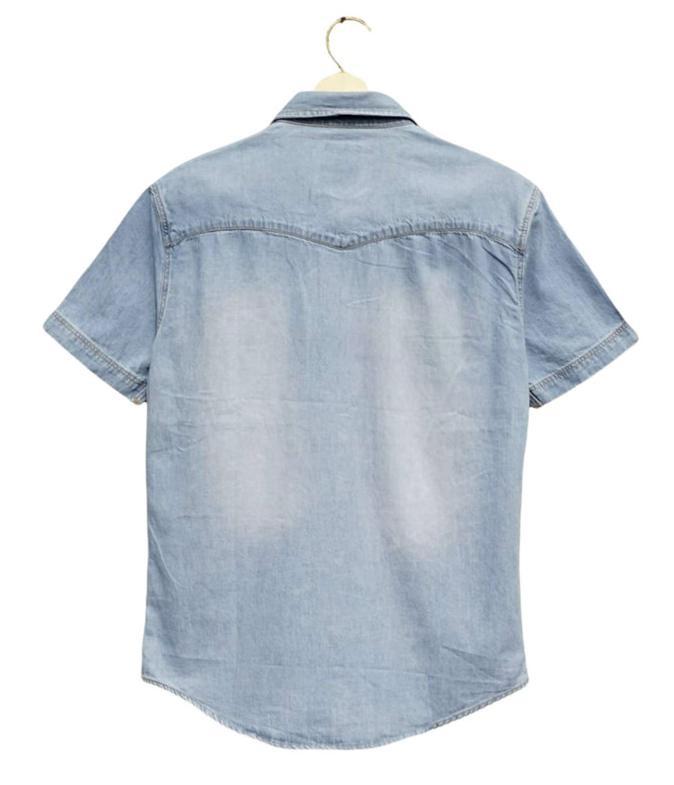 [Ready] Kemeja Polos Pria Lengan Pendek Levis Vintage Denim Original HAPPY SHOPPING DAN TERIMAKASIH 