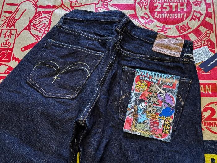 Samurai “Ganryu-Jima” S510XX25oz - 25th Anniversary Special 25oz Selvage Jeans HAPPY SHOPPING DAN TE