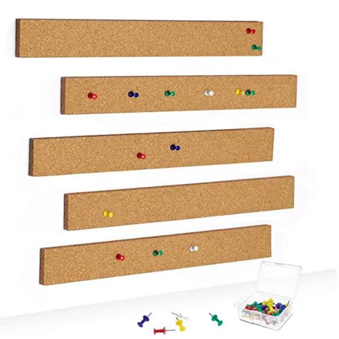 Cork Board Strips Self Adhesive Cork Board for Walls Desks Homes Classrooms Offices Ideal Notes Phot