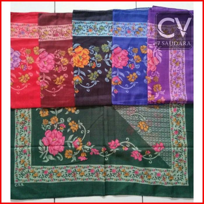CUCI GUDANG CTS Jilbab Motif Bunga Dalaman Ciput Hijab Kerudung Daleman Premium Segi Empat Kecil COD