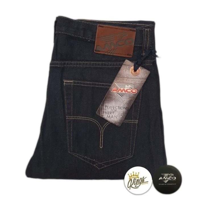 CELANA PANJANG JEANS AMCO ORIGINAL STR 36.01.89 STRAIGHT LEG FIT HAPPY SHOPPING DAN TERIMAKASIH .