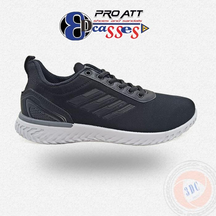 Pro ATT TEC 890 Hitam/Putih - Sepatu Sekolah Pria Original Pro ATT