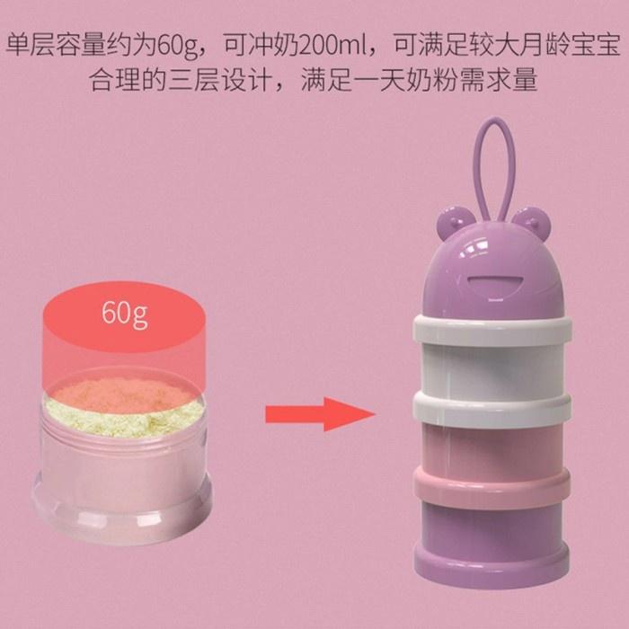 TITI Dispenser Container Susu Kotak Tempat Susu Bubuk Traveling Bayi
