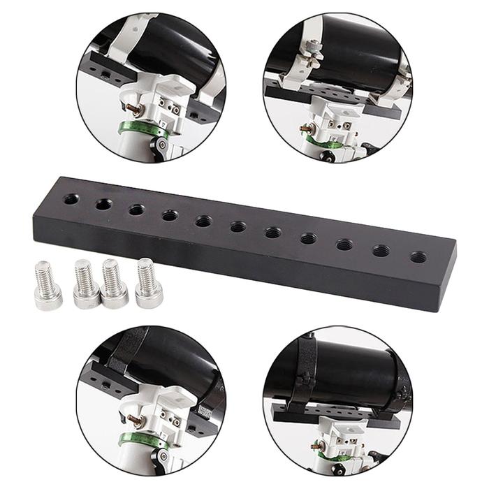 Mounting Plate Metal Mounting Plate Saddle for Telescope Equatorial Tripod