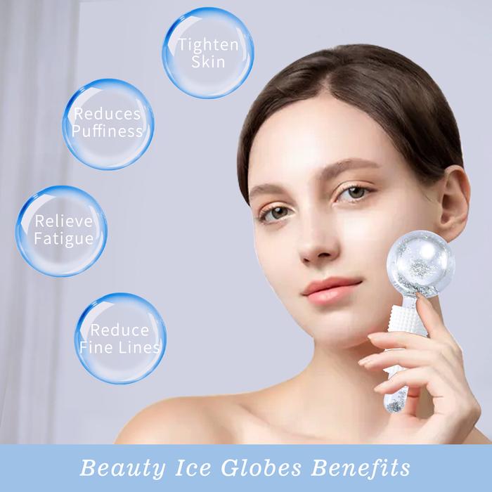 2024 New ice hockey - Commercial beauty salon ice ice treatment face - Ladies massage glass ball - b