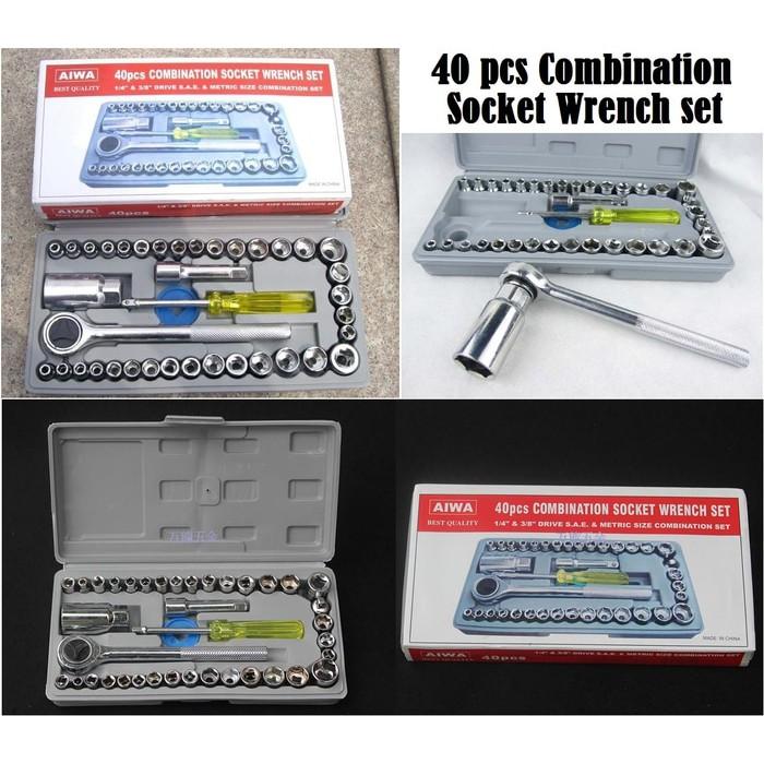 TITI Tool Box 40 in 1 Pembuka Skrup Mobil Motor