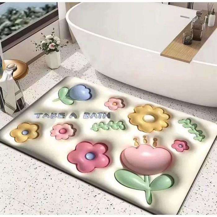 TITI VIRAL KESET KAKI DIATOMITE 3D KESET KAKI 3 DIMENSI VIRAL HIGH QUALITY