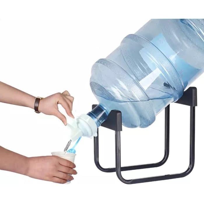 TITI Stand Galon Aqua Tempat Dudukan Galon Air Rak Galon Kaki
