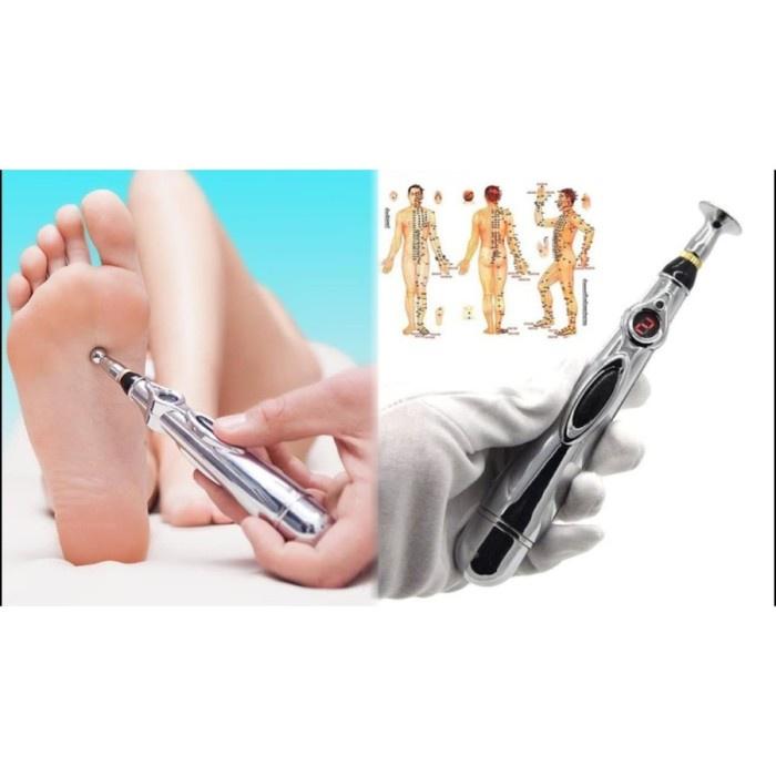 TITI Pen Akupuntur Therapy Alat Terapi Pijat Refleksi Massager Elektrik Pen