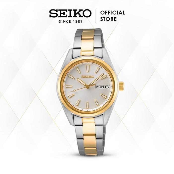 Jam Tangan Wanita Seiko SUR454 SUR454P1 Stainless Sapphire Original
