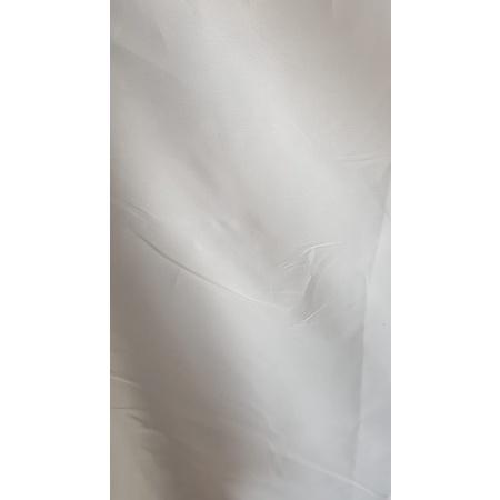 Z04 OBRAL KAIN POLYESTER PUTIH TULANG sedikit TEBAL KAKU L160CM / KAIN FURING / DALAMAN TAS / KAIN B