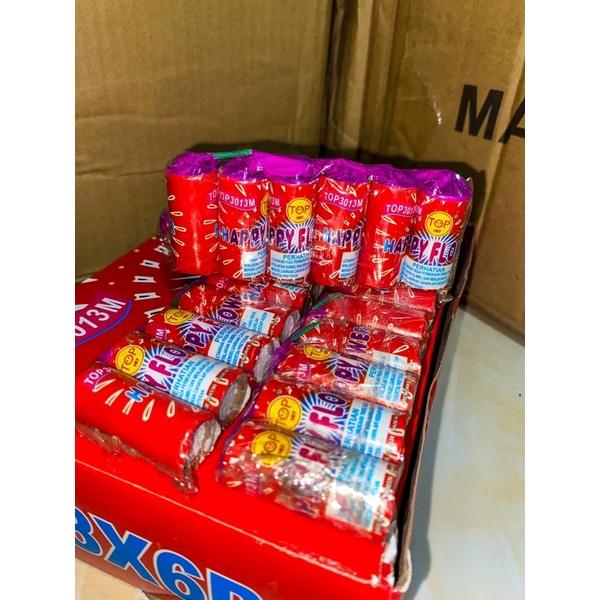 KEMBANG API DISCO HAPPY FLOWER / LAP LAP TOR IMPORT PER PACK ISI 6 BIJI TERMURAH HARGA GROSIR