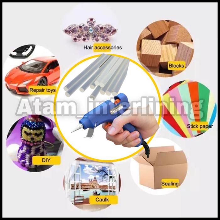 Per 1 Kilo | Refill Lem Lilin Tembak BESAR KECIL Eagle | Isi Stik Lem Tembak | Glue Gun Stick | Isi