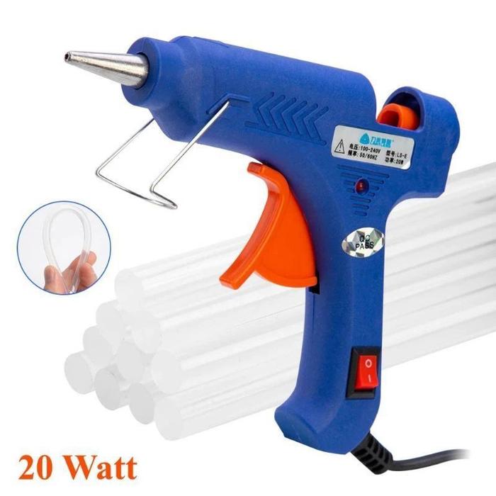 ALAT LEM LILIN MINI 20 WATT - ALAT TEMBAK LEM BAKAR CAIR LEM LILIN