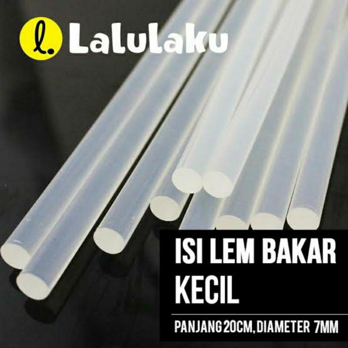 lem bakar hitam Lem Tembak Hitam Glue Gun Bakar Refil Black Kecil Mini Original