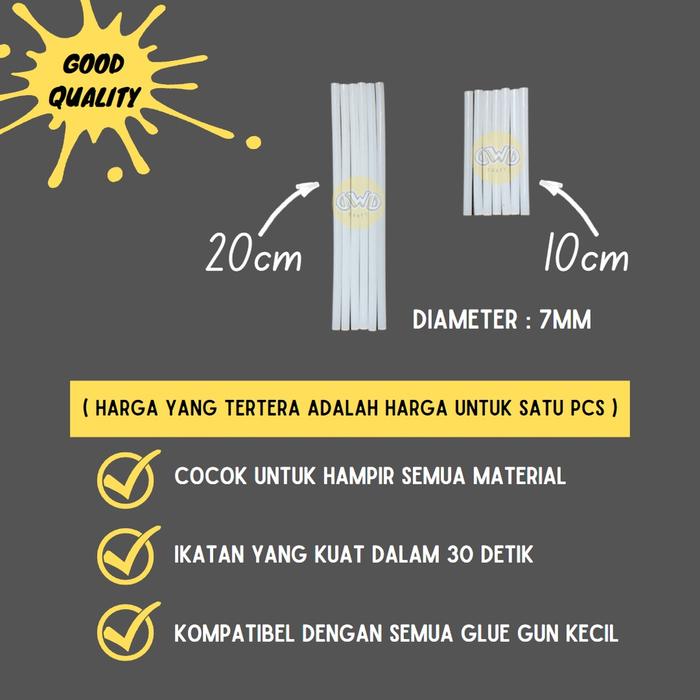 Isi Lem Tembak / Lem Lilin / Lem Bakar / Refill Lem Tembak Kecil