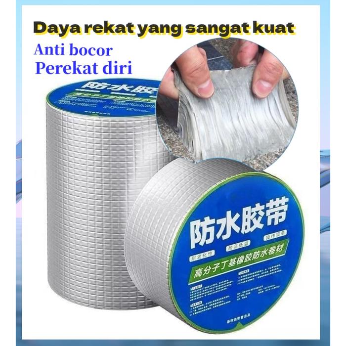 Waterproof Tape/ Aluminium Foil Butyl Rubber Waterproof Tape/Lakban Magic Tape Lakban aluminium Anti
