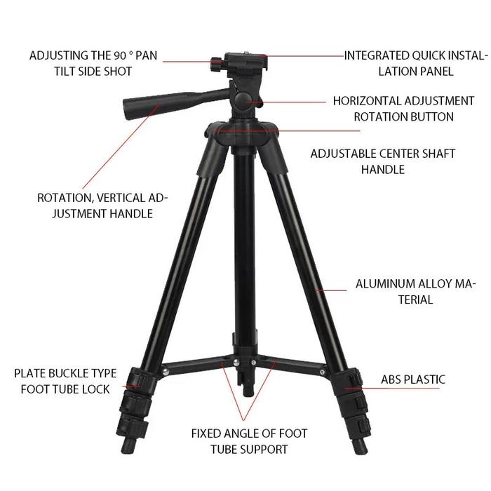 Tripod Handphone Hp Ring Light