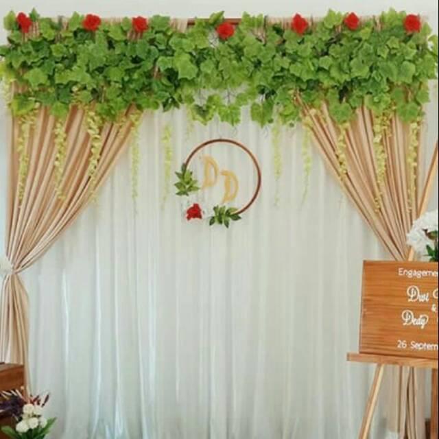 Kain Dekorasi Lamaran/ Backrop Lamaran/ Wedding/ Dekor Lamaran/ Kain Dekorasi Lamaran/ Kain Dekorasi