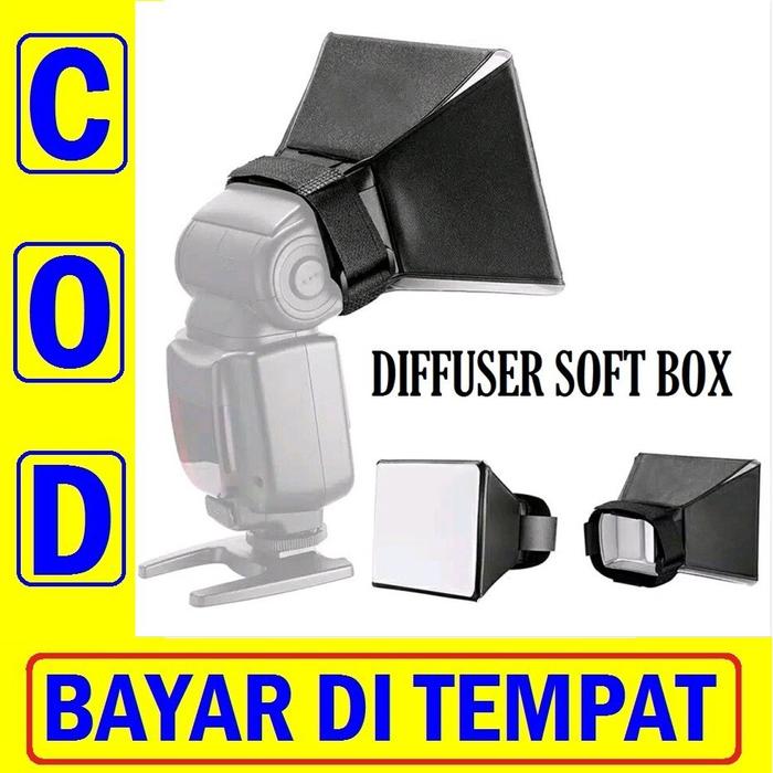 PAC 11 (F5) COD Softbox Flash Diffuser Kamera Canon Nikon Yongnuo Universal Light Box Soft Difuser
