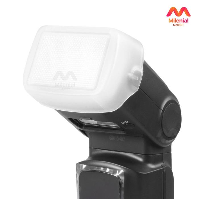 Omni Bounce Flash Diffuser Dome Camera Kamera Canon Speedlite 600EX RT Shanny S600SC Yongnuo YN600