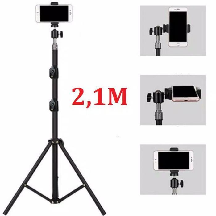 Tripod HP Dan Kamera Tinggi 2,1 m Tripod Ringlight