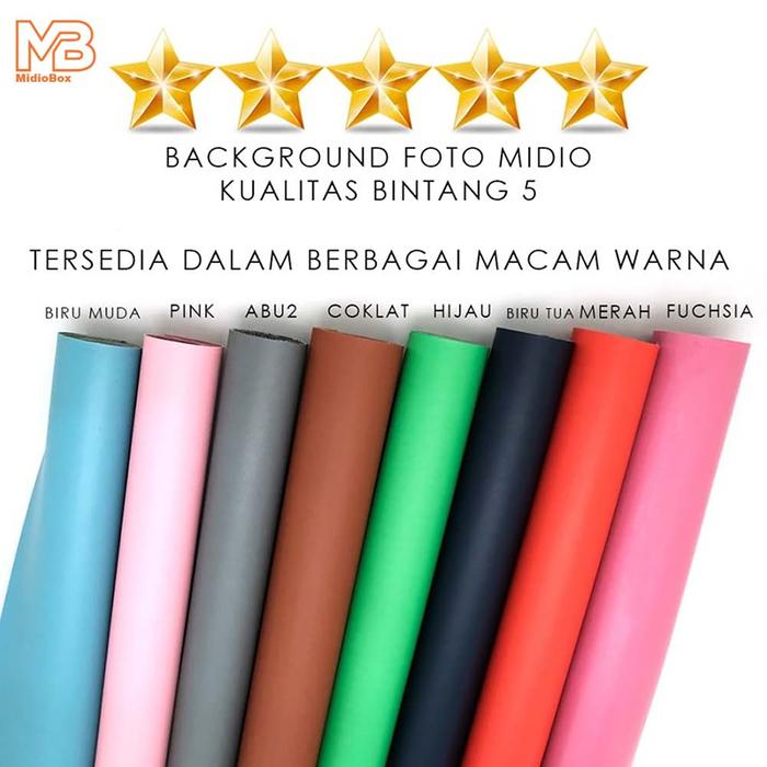 Paket Background Stand 2M + Background Studio Foto Midio 240x140