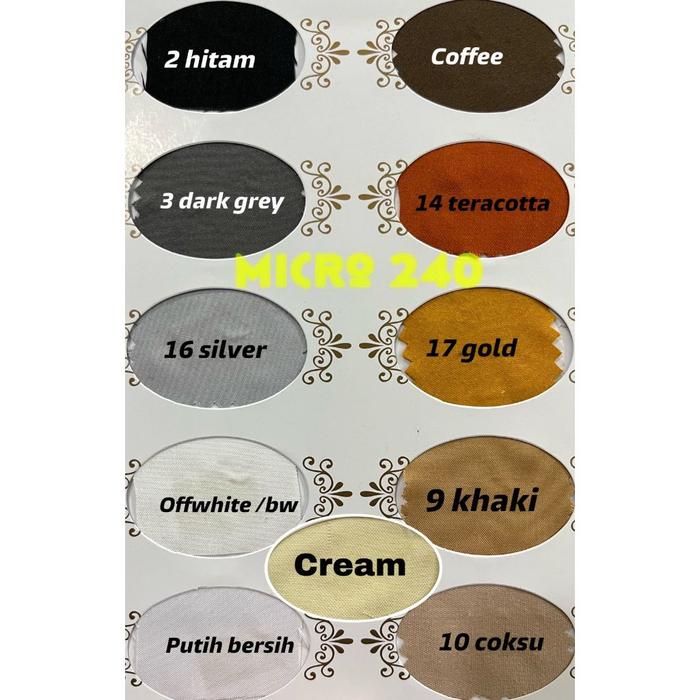 Multi Kain micro microtex lebar 240 cm dekorasi background backdrop foto photo wedding sprei kantong