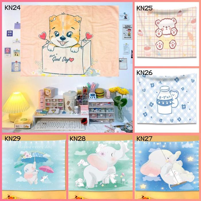 HS- POSTER KAIN DINDING | BACKDROP KAIN | WALLPAPER KAIN DINDING | POSTER KAIN KARTUN | BACKGROUND K
