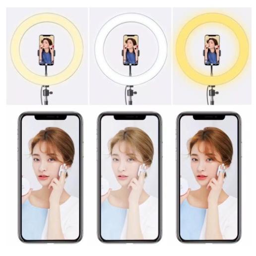 Tripod Ringlight Paket Tripod Lampu Lengkap Tripod 2 Meter Ringlight 26cm Free Holder Miniball