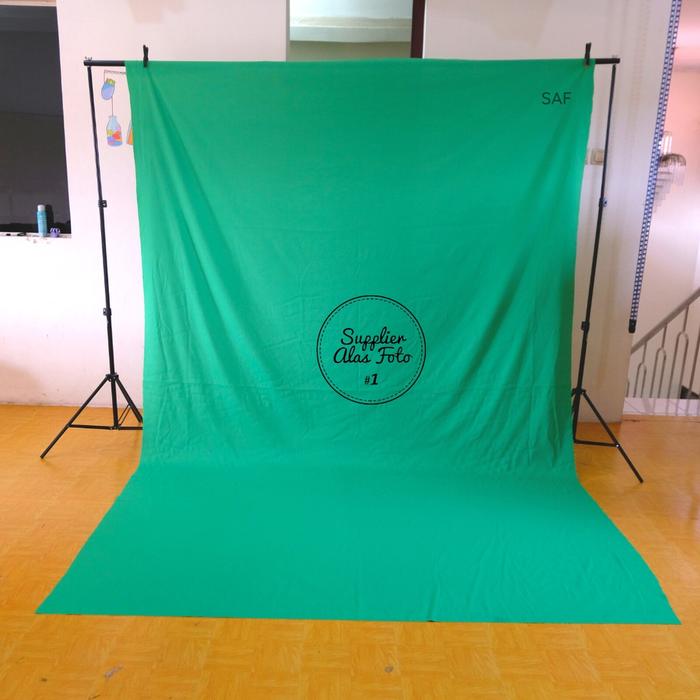 SAF Backdrop studio fotografi / kain background photo studio green screen