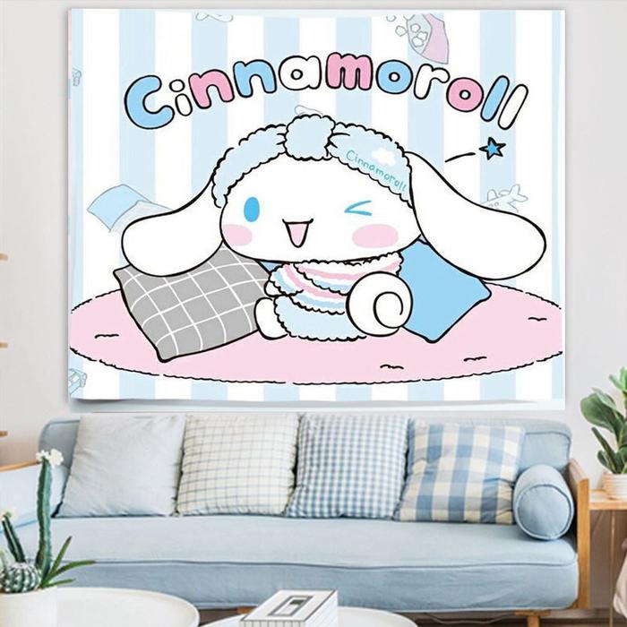GM - BACKGROUND SANRIO | POSTER KAIN PETA MAP | POSTER KAIN PEGUNUNGAN | POSTER KAIN KARTUN | BACKGR