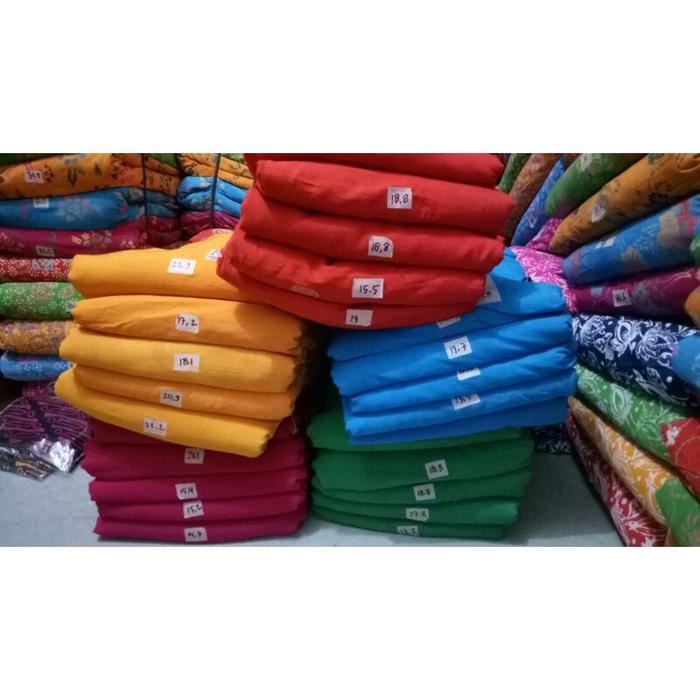 [MIN 3PCS Rp8730] bahan kain putih polos 0.5 meter rayon santung mori backdrop foto