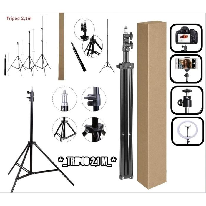 LIGHT STAND TRIPOD 2.1 METER/TRIPOD 2.1M FOR RINGLIGHT