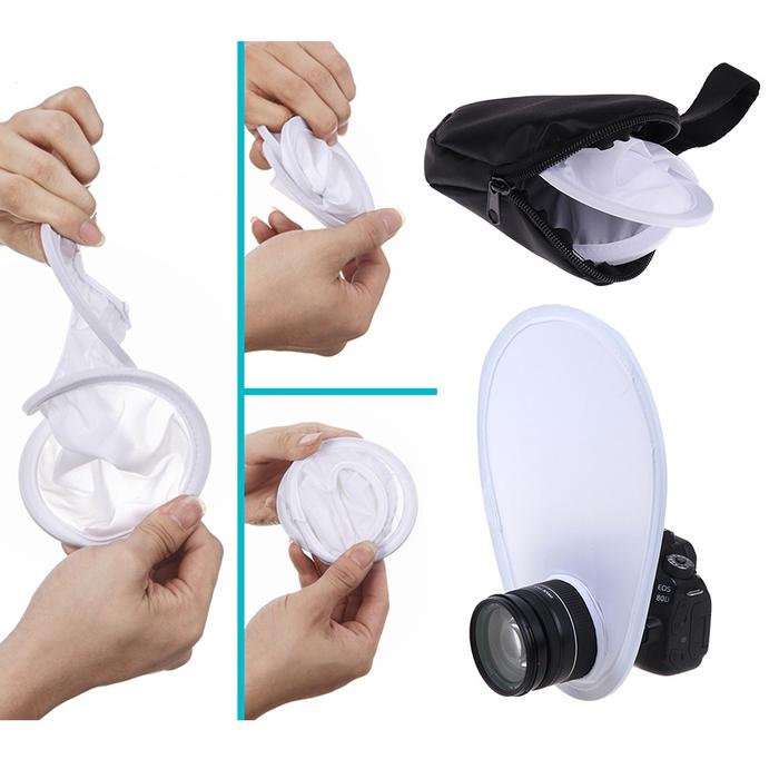 Flash Diffuser Photography Flash Lens Diffuser Reflector for Speedlight Accessory ,Flash Diffuser S