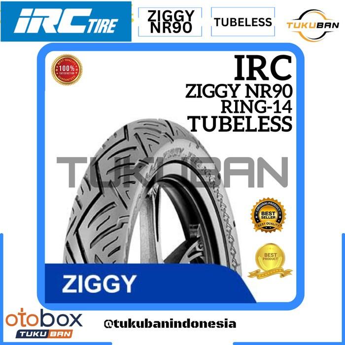 Ban Motor IRC ZIGGY NR90 Ukuran : 70 / 90-14 80 / 90 - 14 90 / 90 - 14 (TUBELESS) Ring 14 for E-BIKE