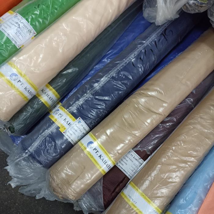 (0,25 Meter) KAIN PELES METERAN | KAIN BENDERA POLOS METERAN | MERAH PUTIH | KAIN PELES KAHATEX | KA