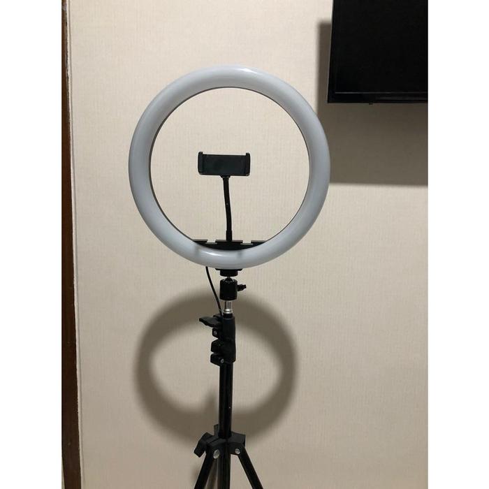 Tripot ringlight selfie berdiri