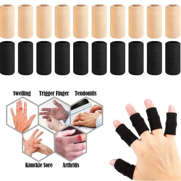 Finger Sleeves Perban Pelindung Jari Tangan Latihan Olahraga Golf Tennis Golf Voly Voli Pendukung Ra