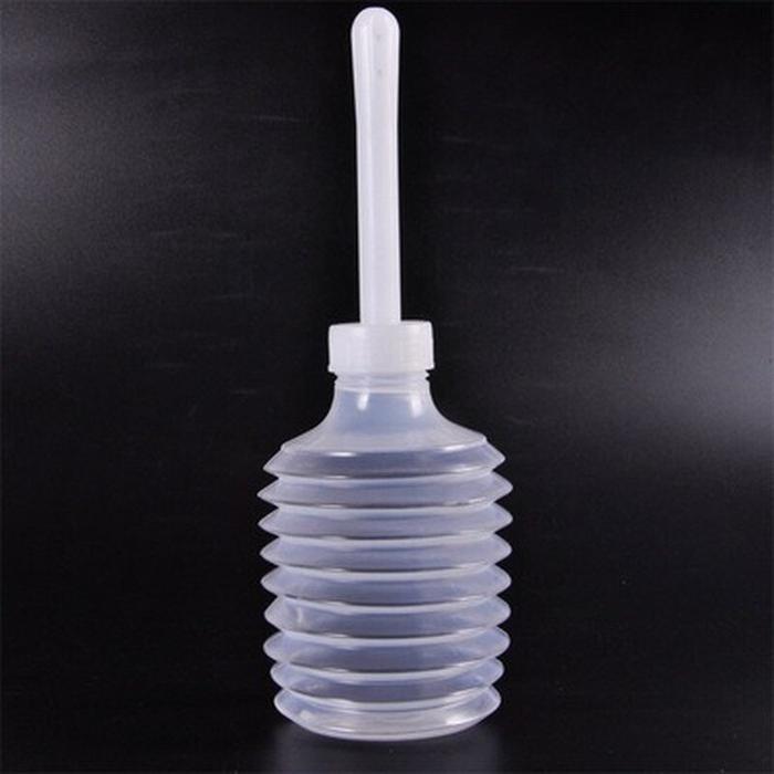 Botol Alat Suntikan Shower Pembersih Enema Dubur Anal Multifungsi