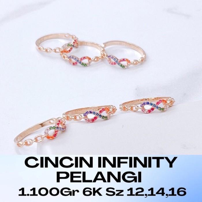 Cincin Emas Infinity 1.100 Gram